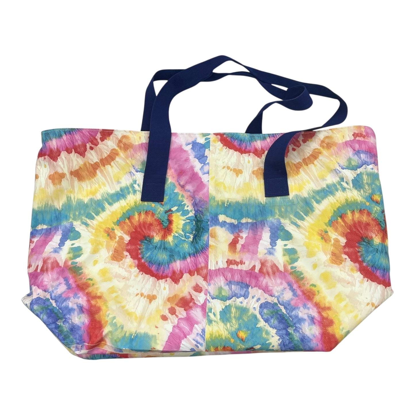 Tote By Clothes Mentor In Tie Dye Print, Size:Large