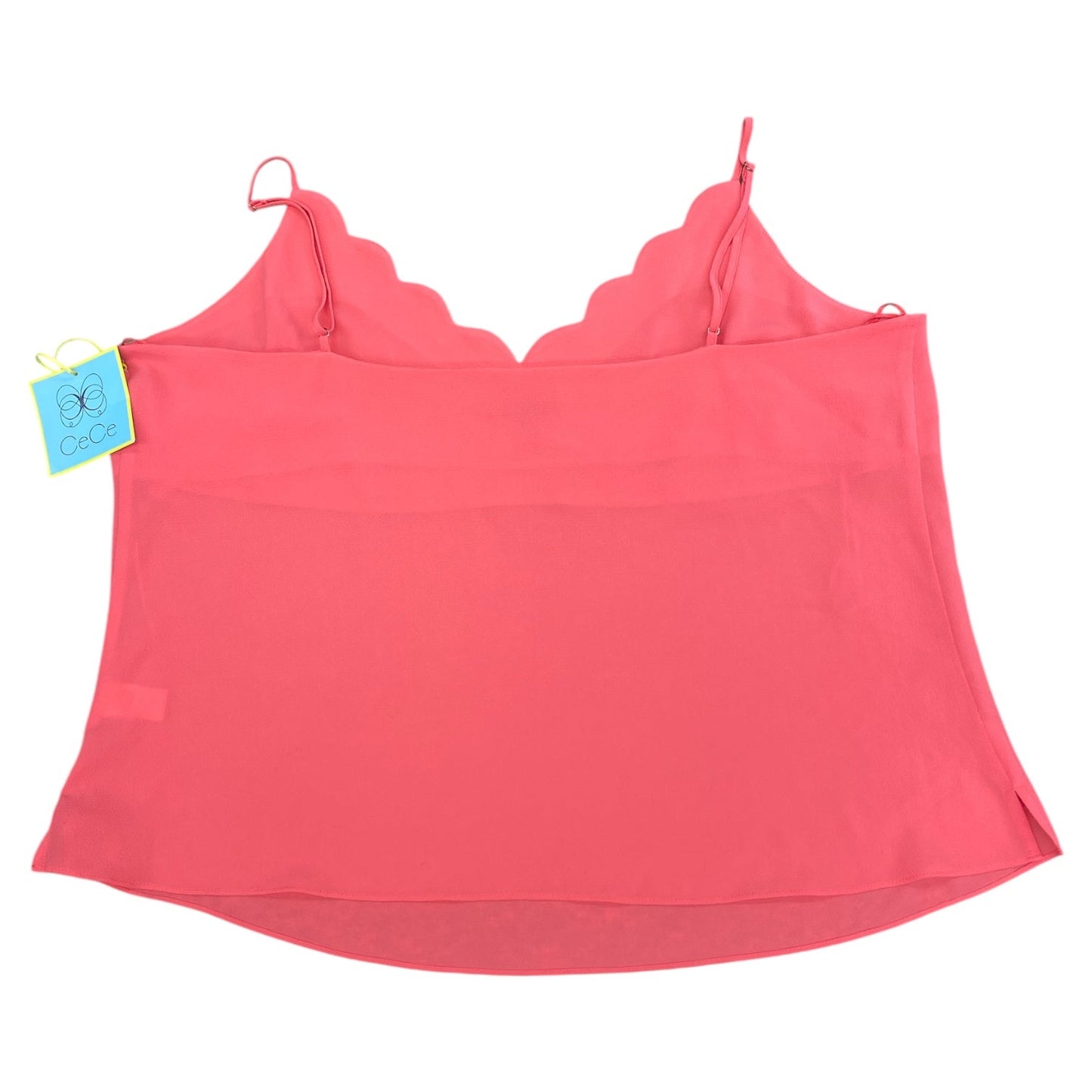 Top Sleeveless By Cece In Coral, Size:Xxl