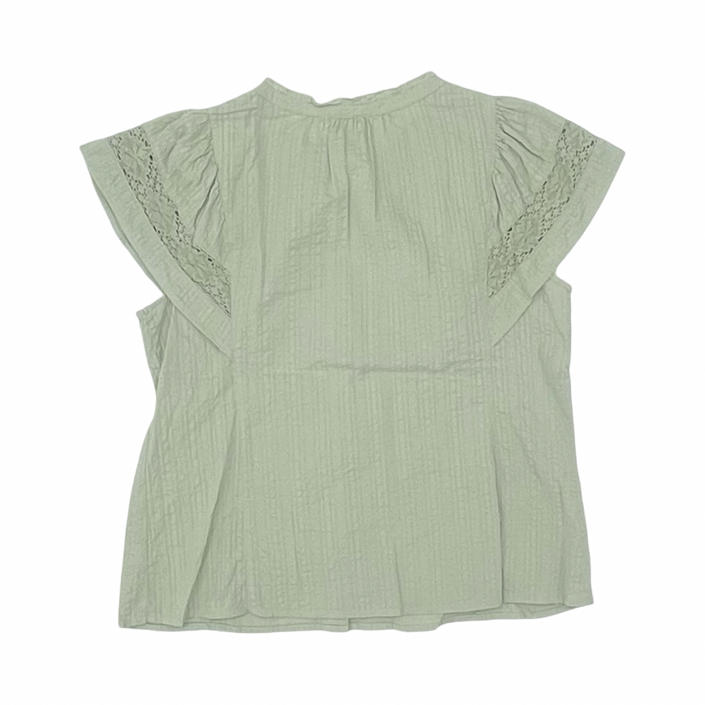 Blouse Ss By Falls Creek In Green, Size:L