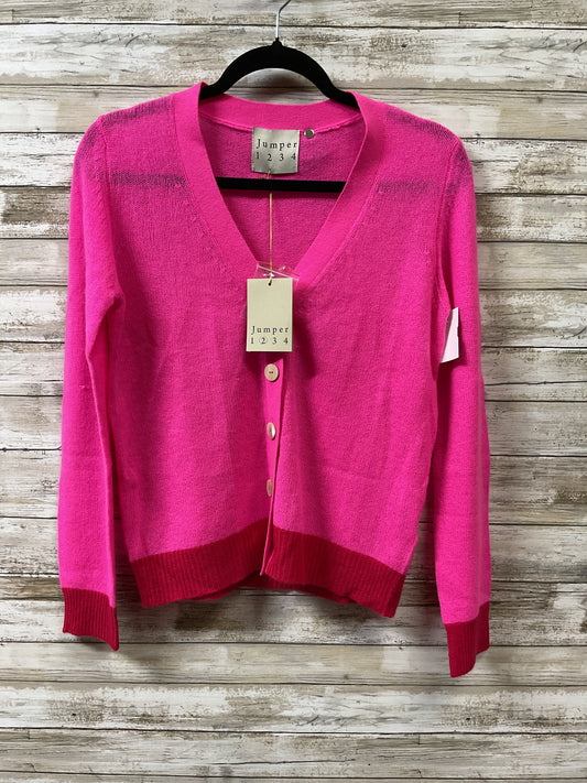 Sweater Cardigan Cashmere By Cma In Pink, Size:S
