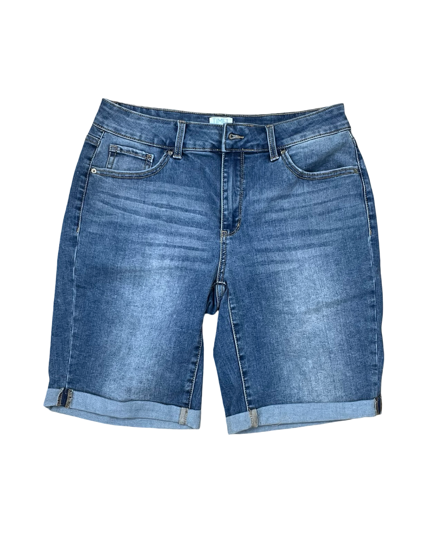 Shorts By Time And Tru In Blue Denim, Size:12