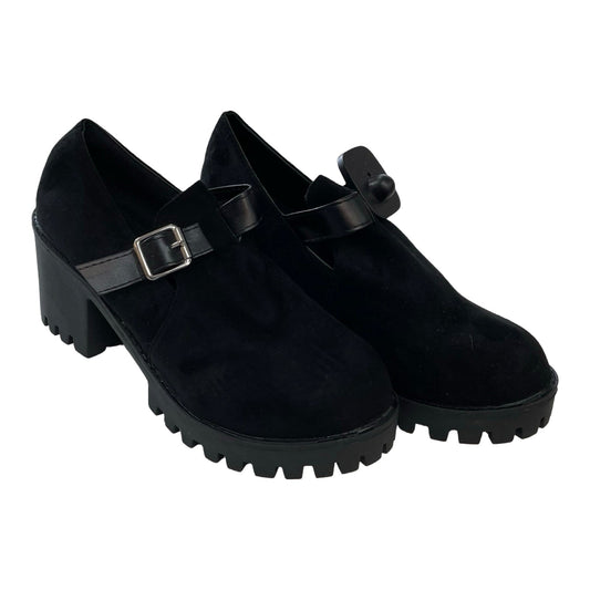 Shoes Heels Block By Clothes Mentor In Black, Size:9.5