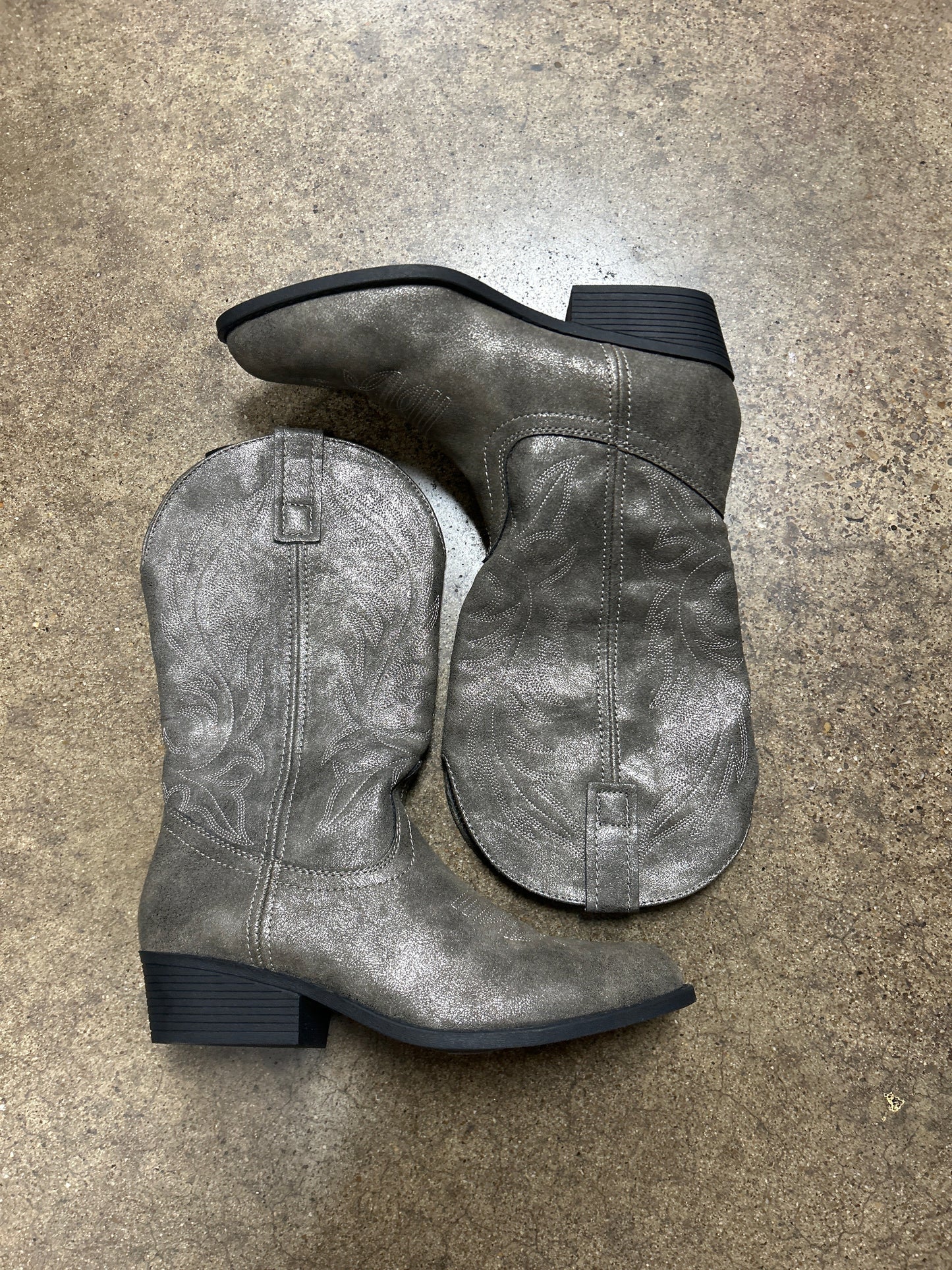 Boots Western By Rampage In Grey, Size:9.5