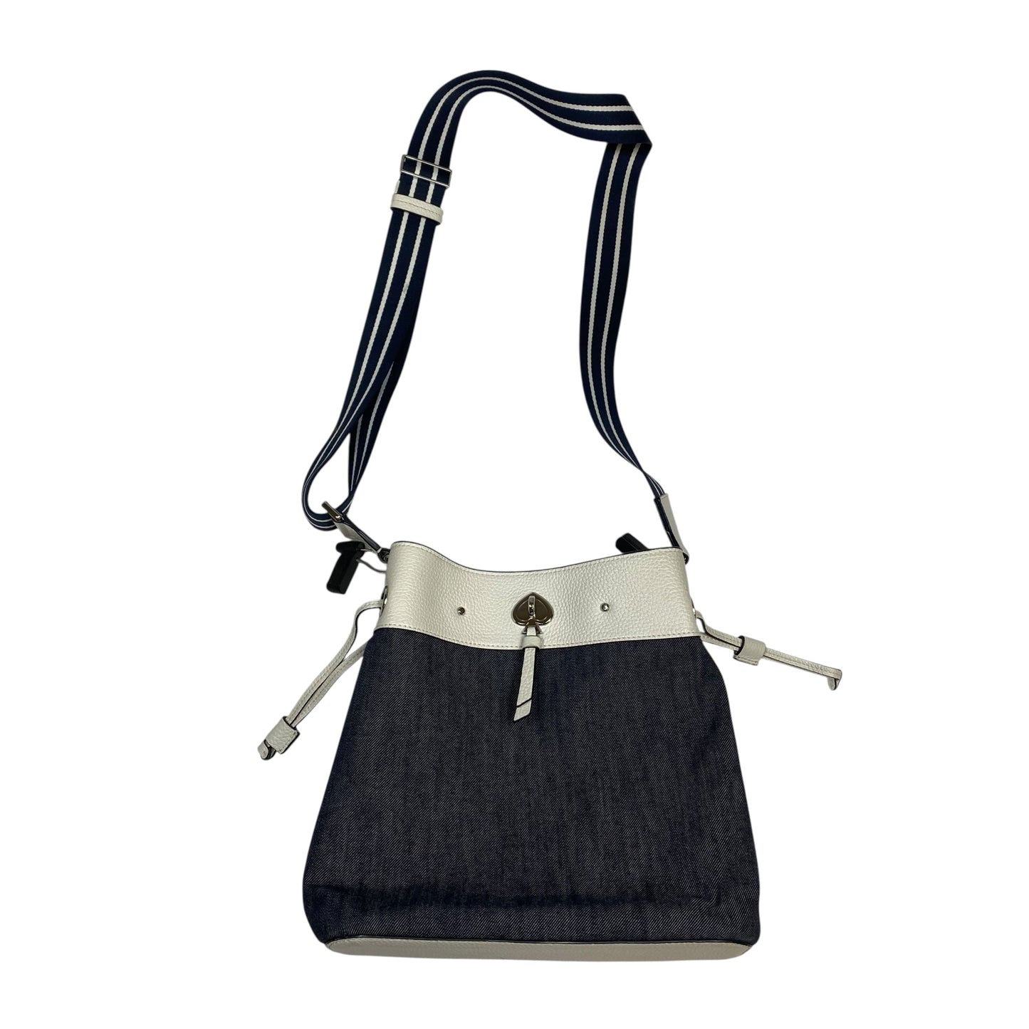 Crossbody Designer By Kate Spade In Blue & White, Size:Medium