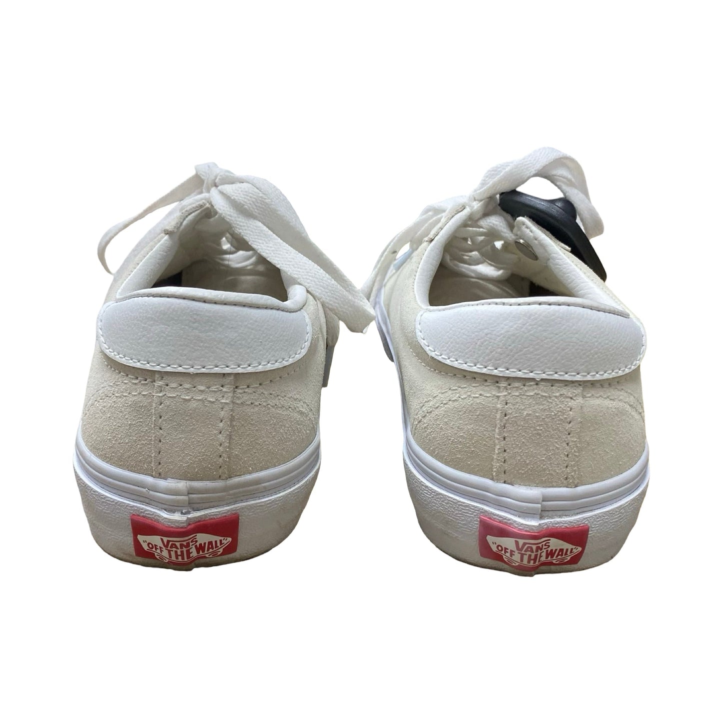 Shoes Sneakers By Vans In Cream & Red, Size:8.5