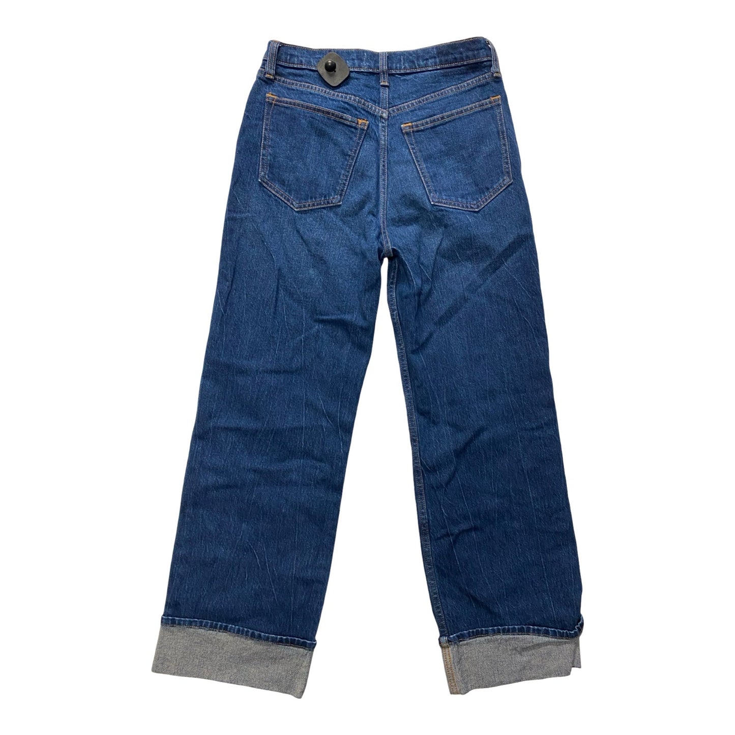 Jeans Wide Leg By Abercrombie And Fitch In Blue Denim, Size:4