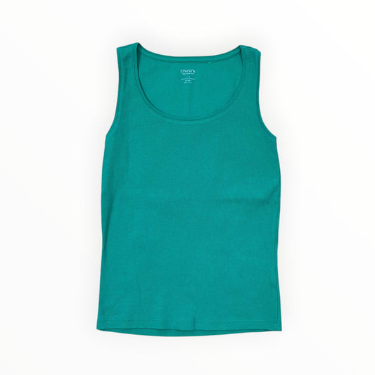 Tank Top By Chicos In Green, Size:S
