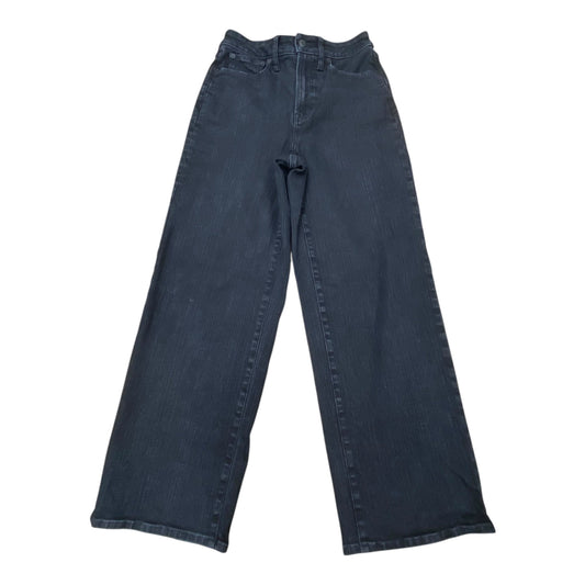 Jeans Wide Leg By Madewell In Black, Size:4