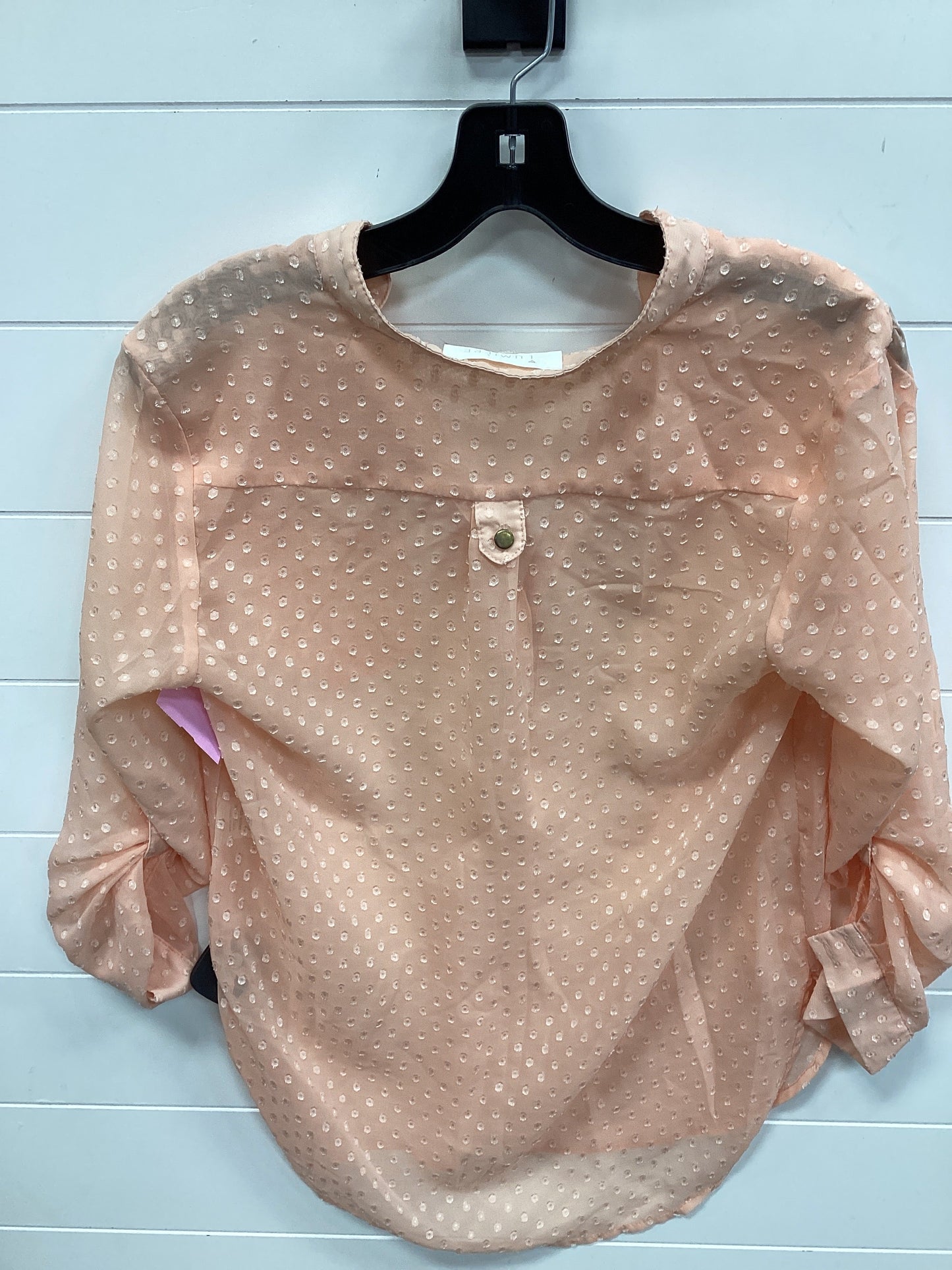 Top Ls By Lumiere In Peach, Size:S