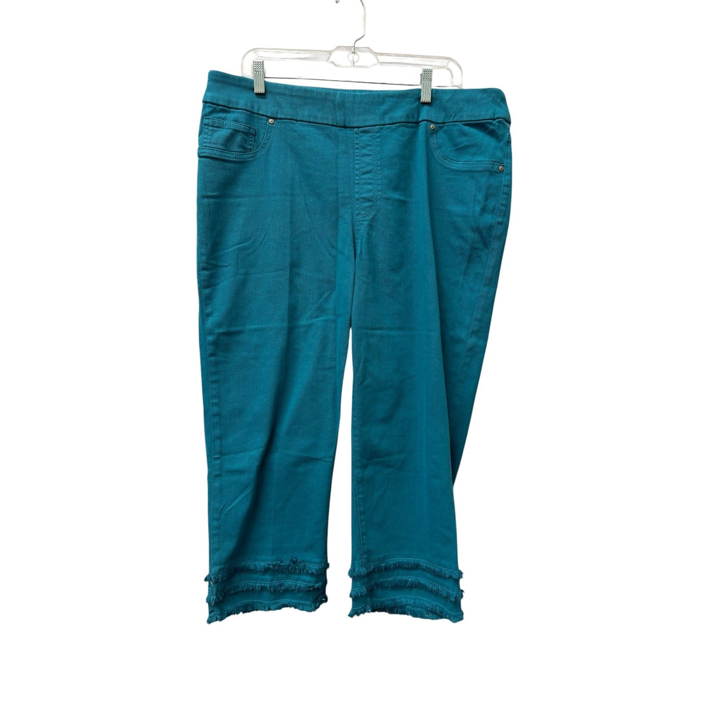 Capris By Chicos In Blue, Size:16