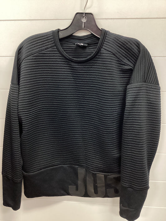 Athletic Top Ls Crewneck By Nike Apparel In Black, Size:Xs