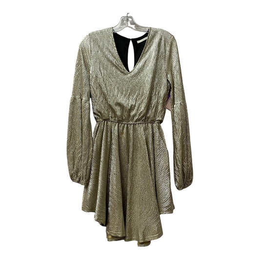 Dress Party Short By Carmela In Gold, Size:S