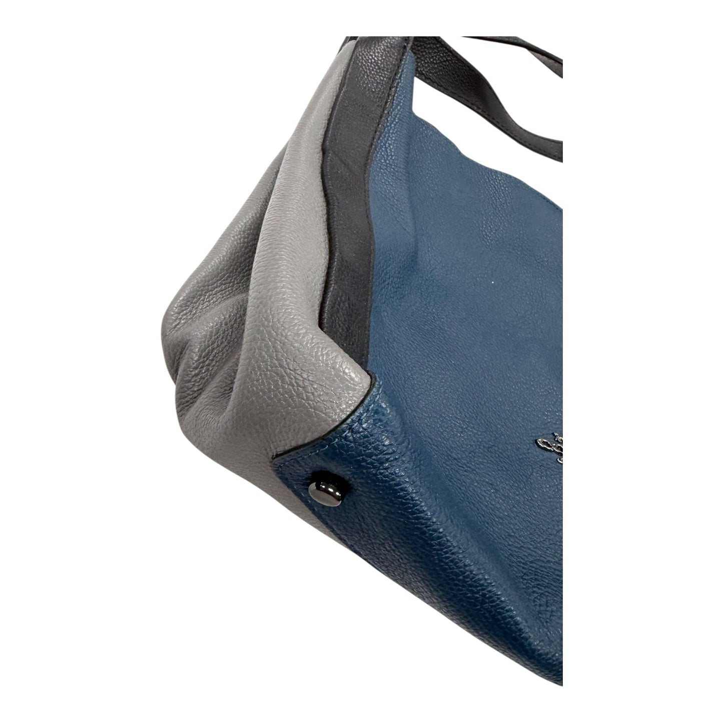 Handbag Designer By Coach In Blue, Size:Medium