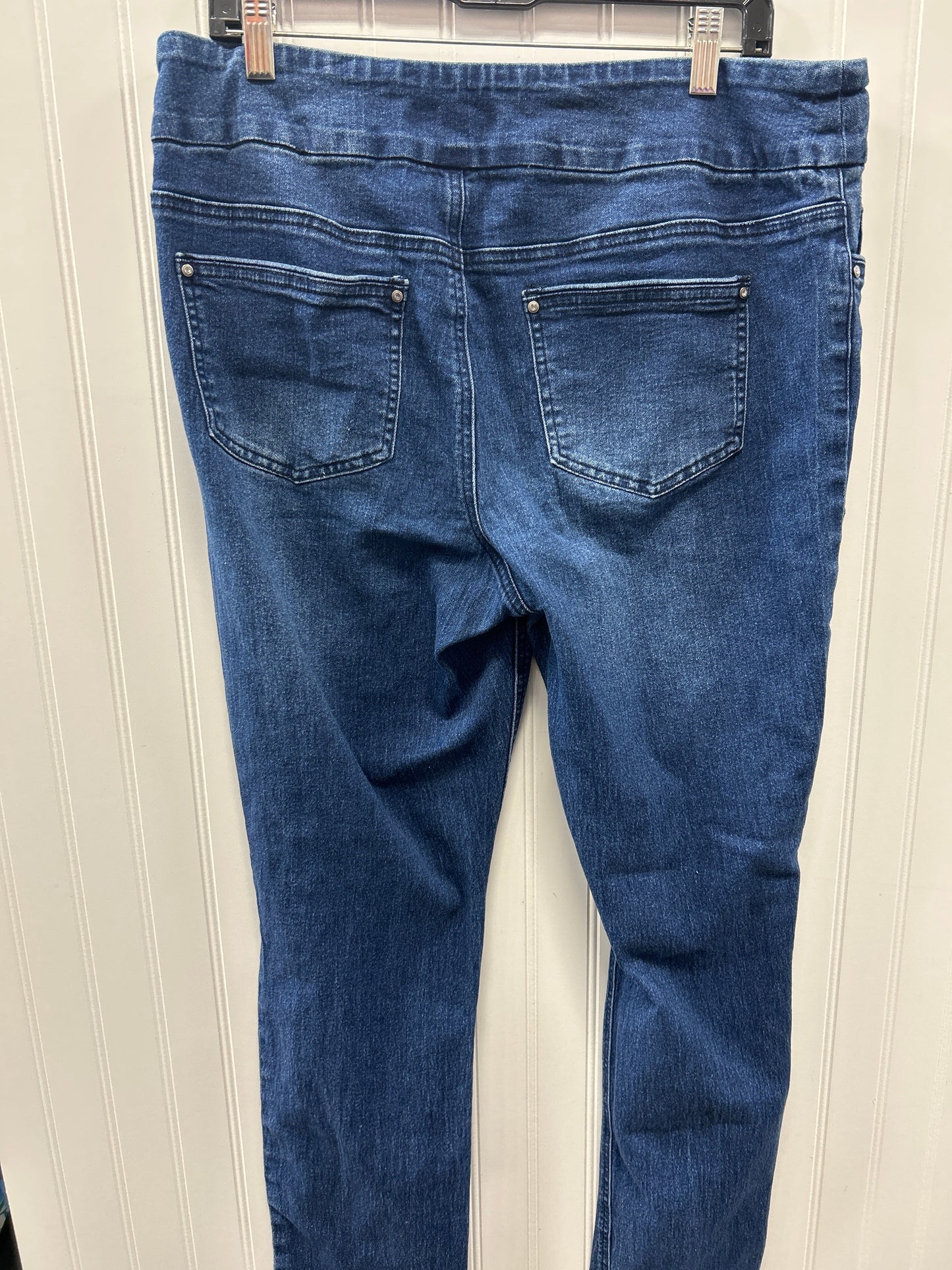 Jeans Skinny By Cmc In Blue Denim, Size:16