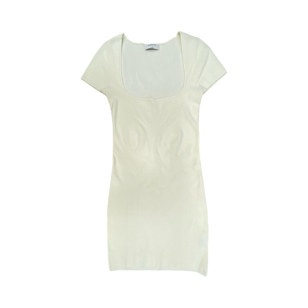 Dress Casual Short By Babaton In Cream, Size:M