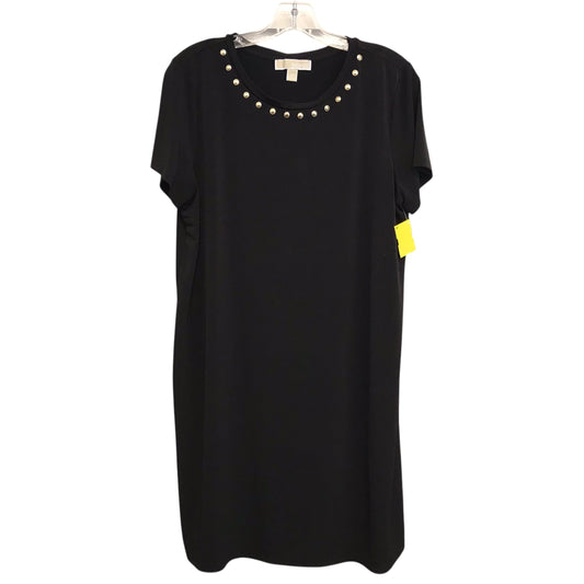 Dress Casual Midi By Michael By Michael Kors In Black, Size:Xl