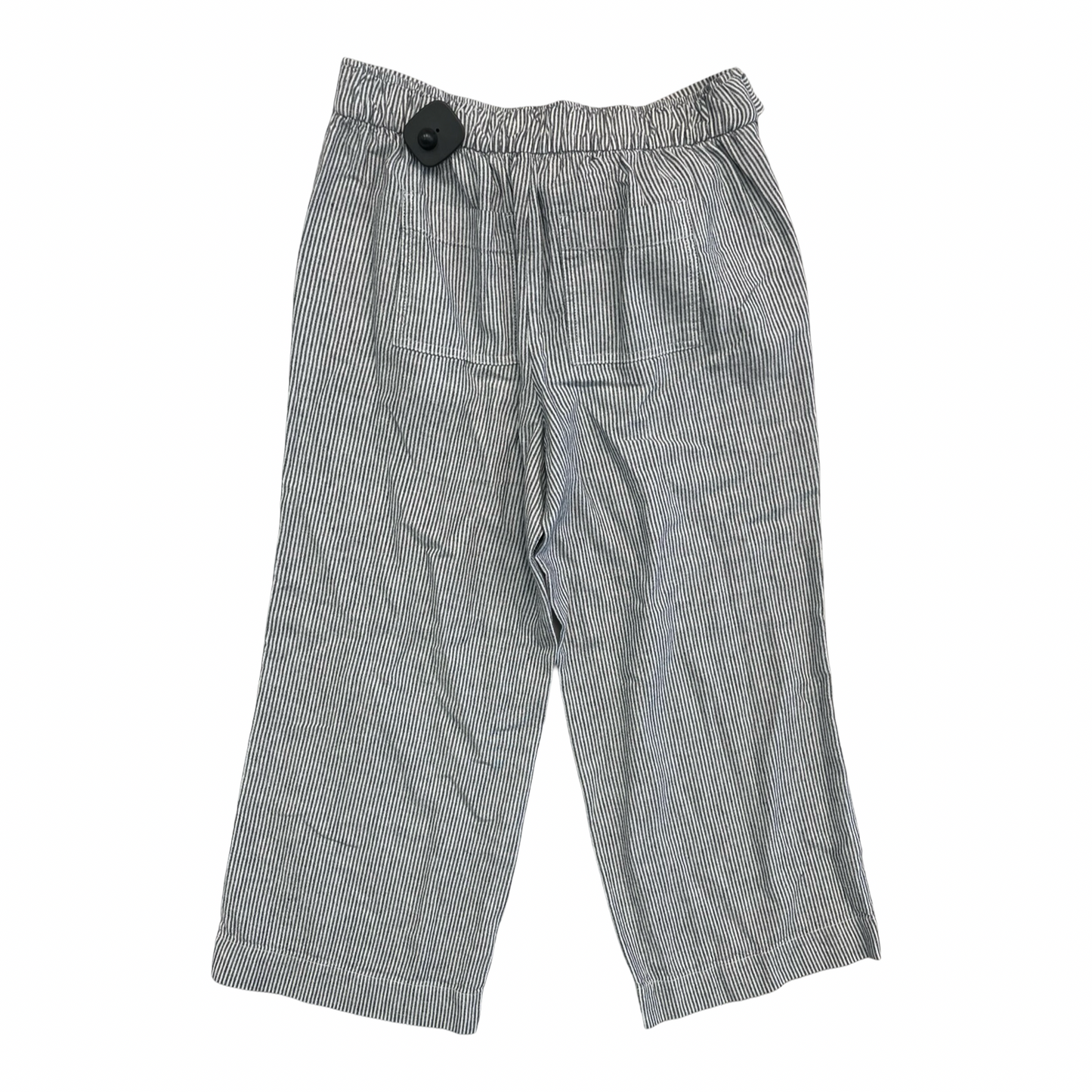 Pants Cropped By Loft In Striped Pattern, Size:Sp