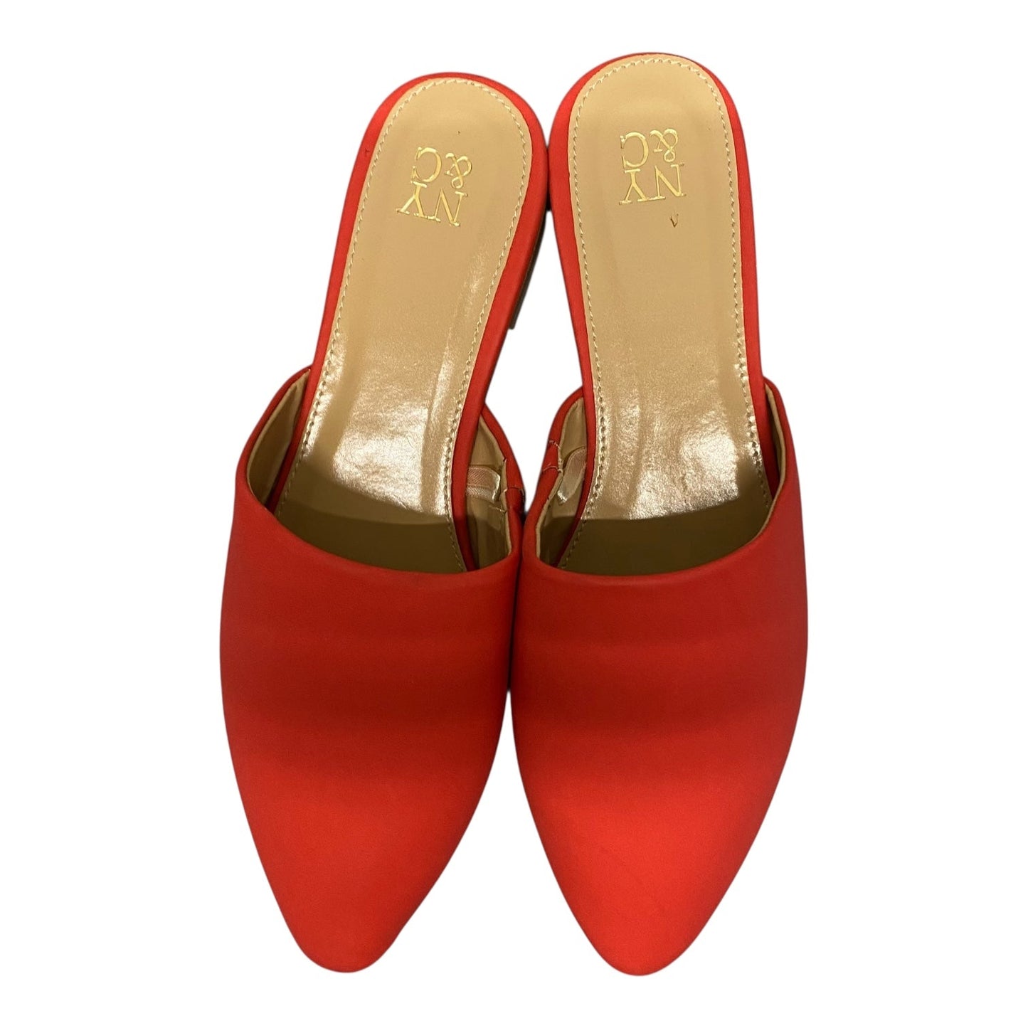 Shoes Flats By Ny Collection In Orange, Size:9