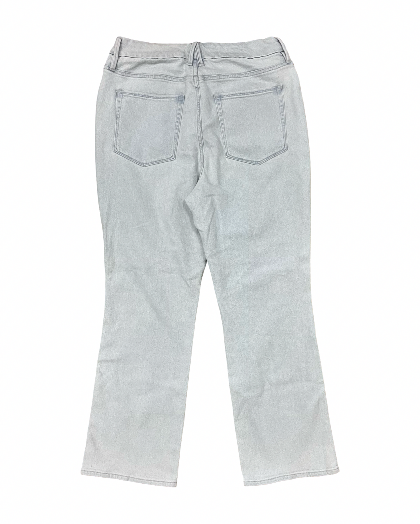 Jeans Straight By Good American In Blue Denim, Size:16