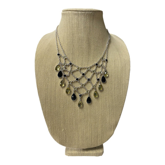 Necklace Statement  In Silver