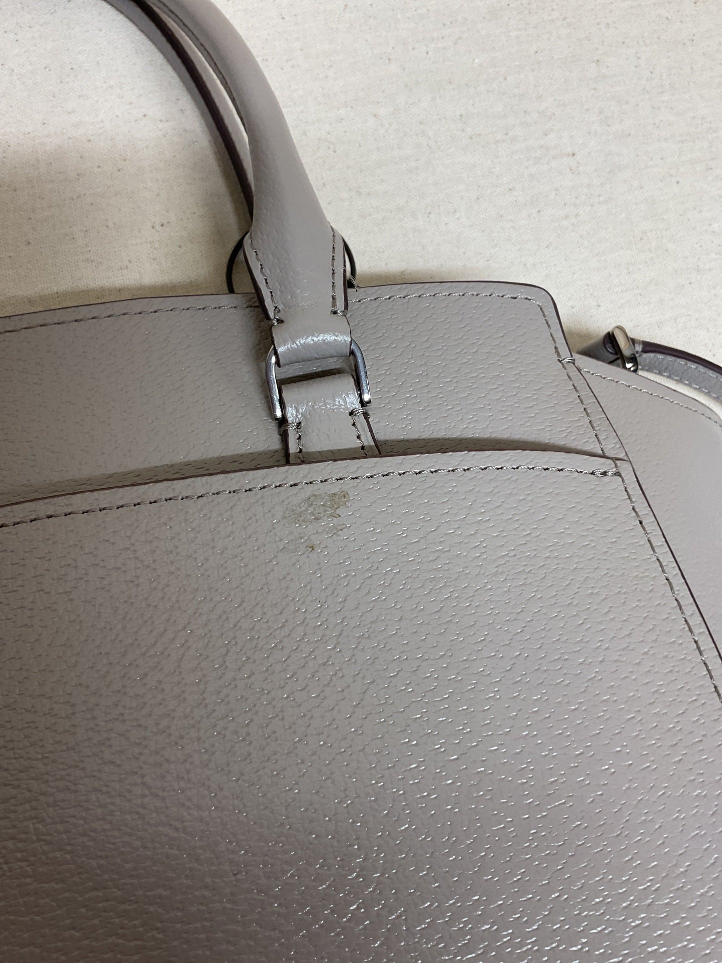 Handbag Designer By Kate Spade In Grey, Size:Medium