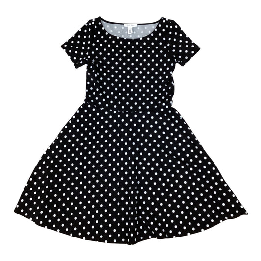 Dress Casual Midi By White House Black Market In Polkadot Pattern, Size:8