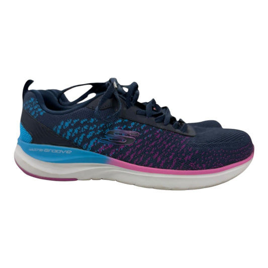 Shoes Athletic By Skechers In Blue, Size:7.5