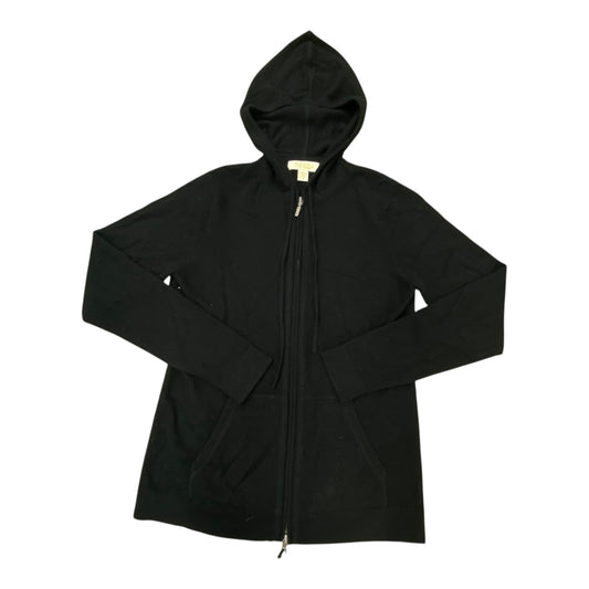 Sweater Cardigan Cashmere By Peck And Peck In Black, Size:M