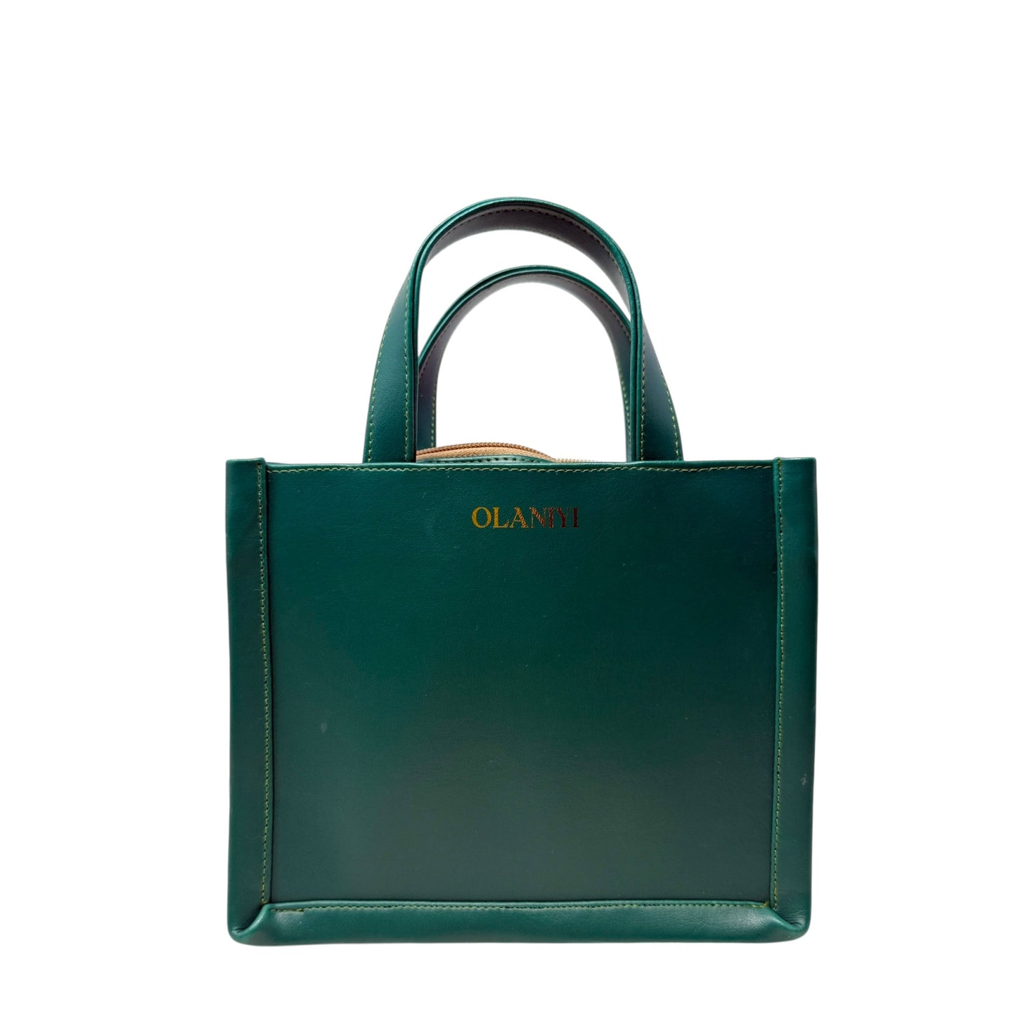The Pride of Barbados Mini Floral Jute & Faux Leather Tote By Olaniyi Luxuries, Size: Small