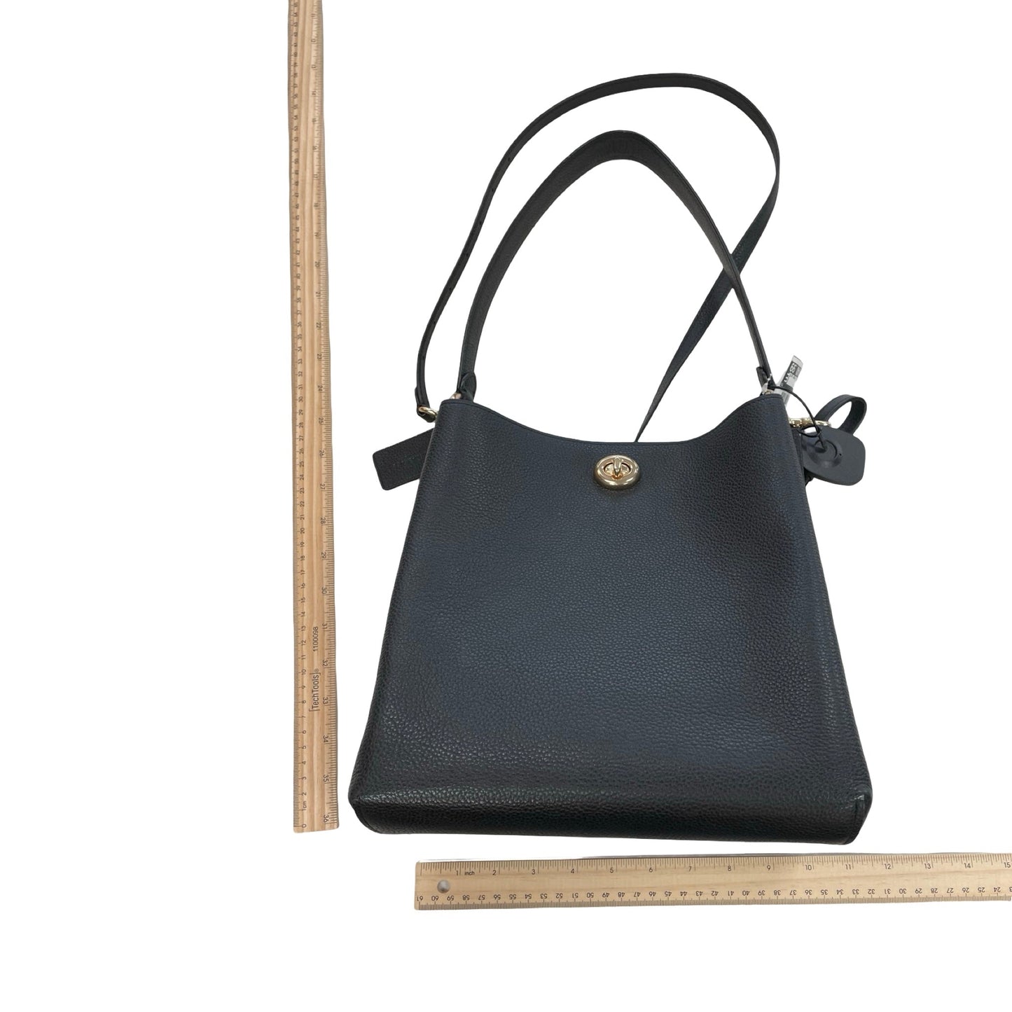 Handbag Designer By Coach In Black, Size:Large
