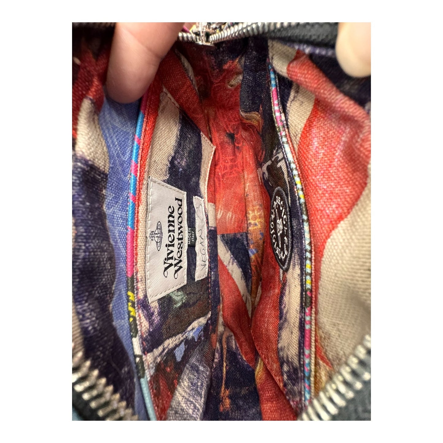 Handbag Designer By Vivienne Westwood In Plaid Pattern, Size:Small