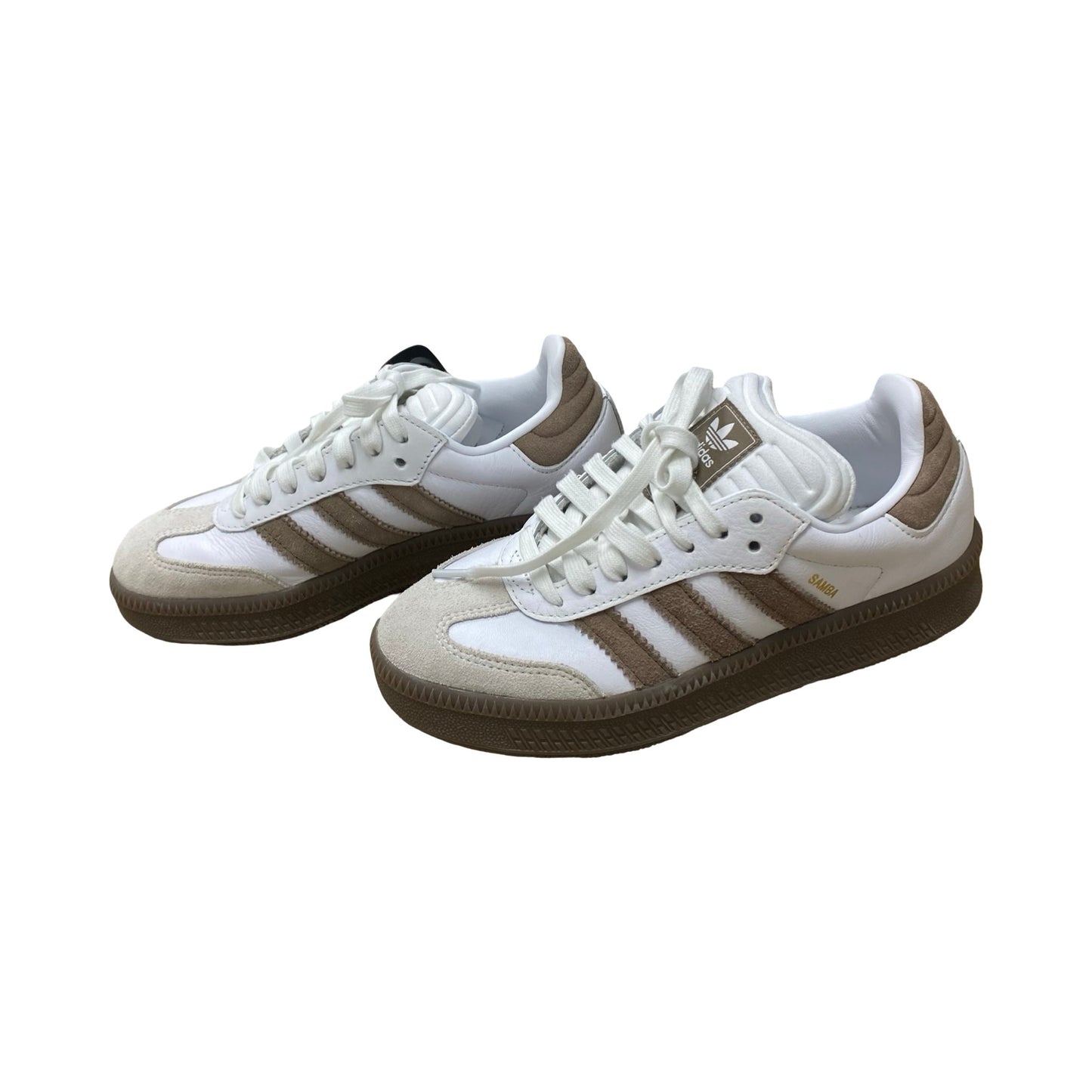 Shoes Sneakers By Adidas In Brown & White, Size:5