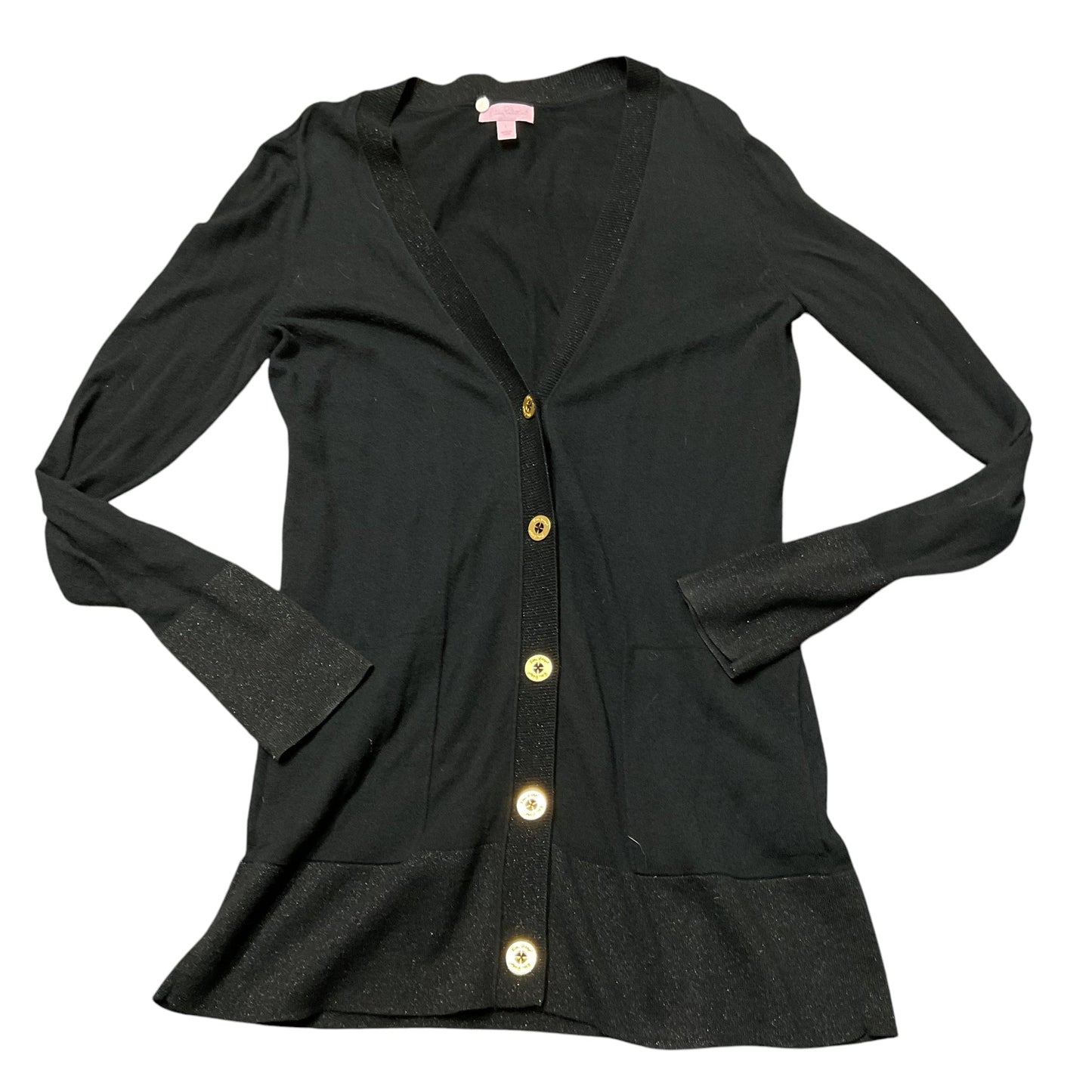 Cardigan By Lilly Pulitzer In Black, Size:L
