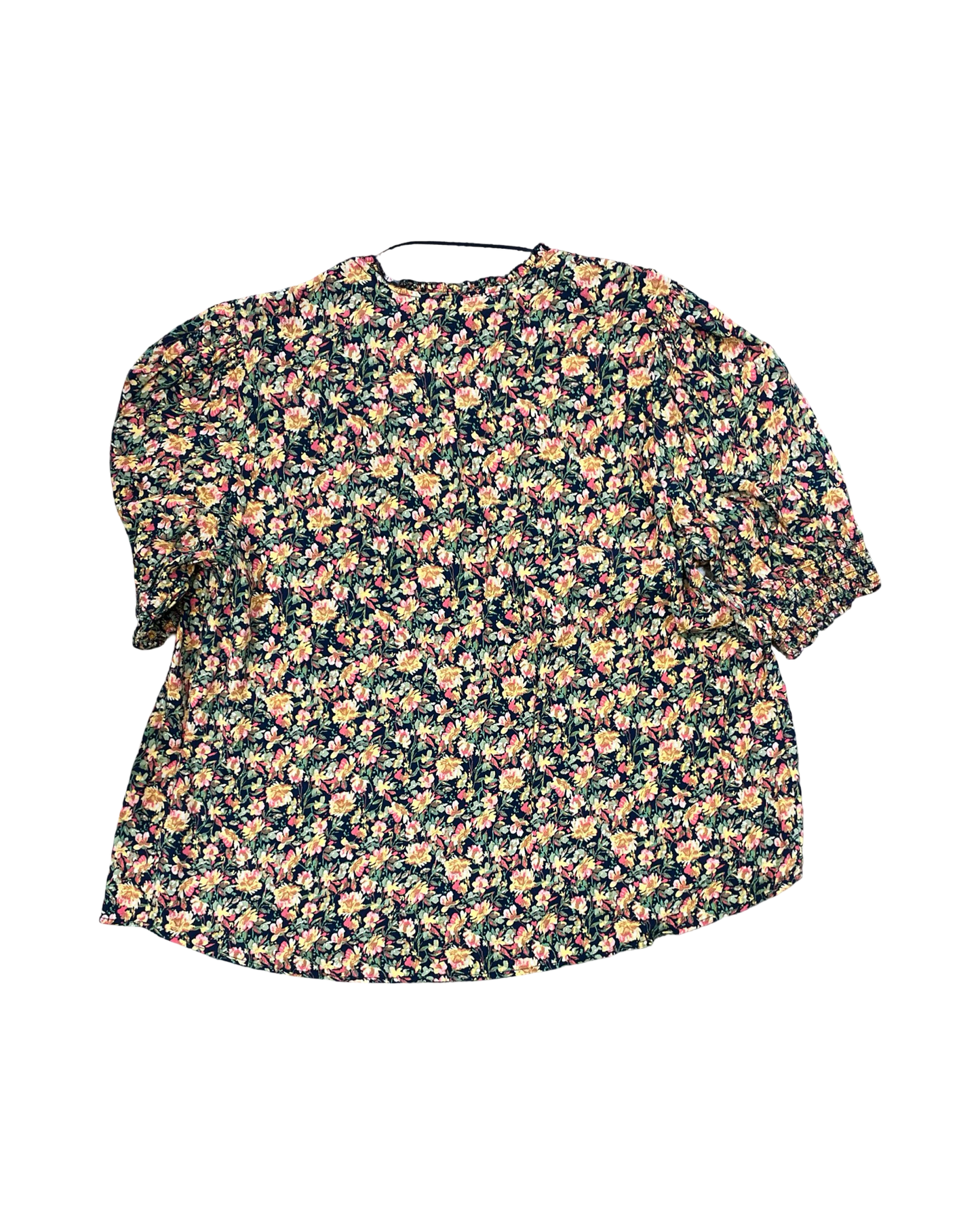 Top Ss By Terra & Sky In Blue & Orange, Size:2X