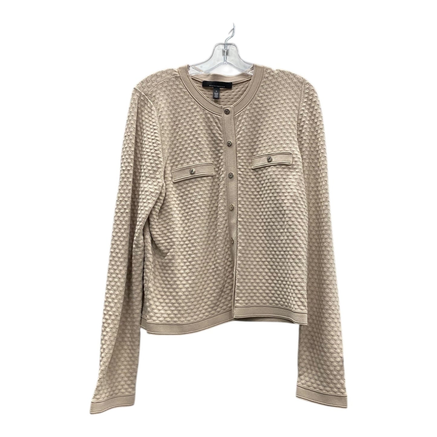 Sweater Cardigan By White House Black Market In Beige, Size:L