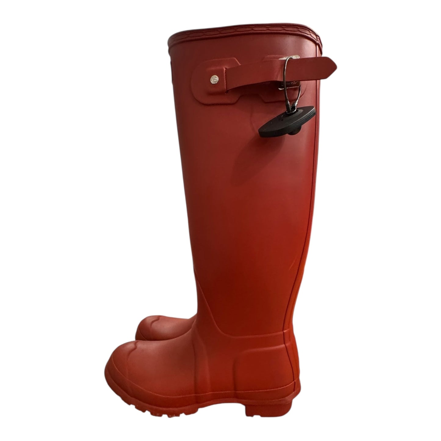 Boots Rain By Hunter In Red, Size:8