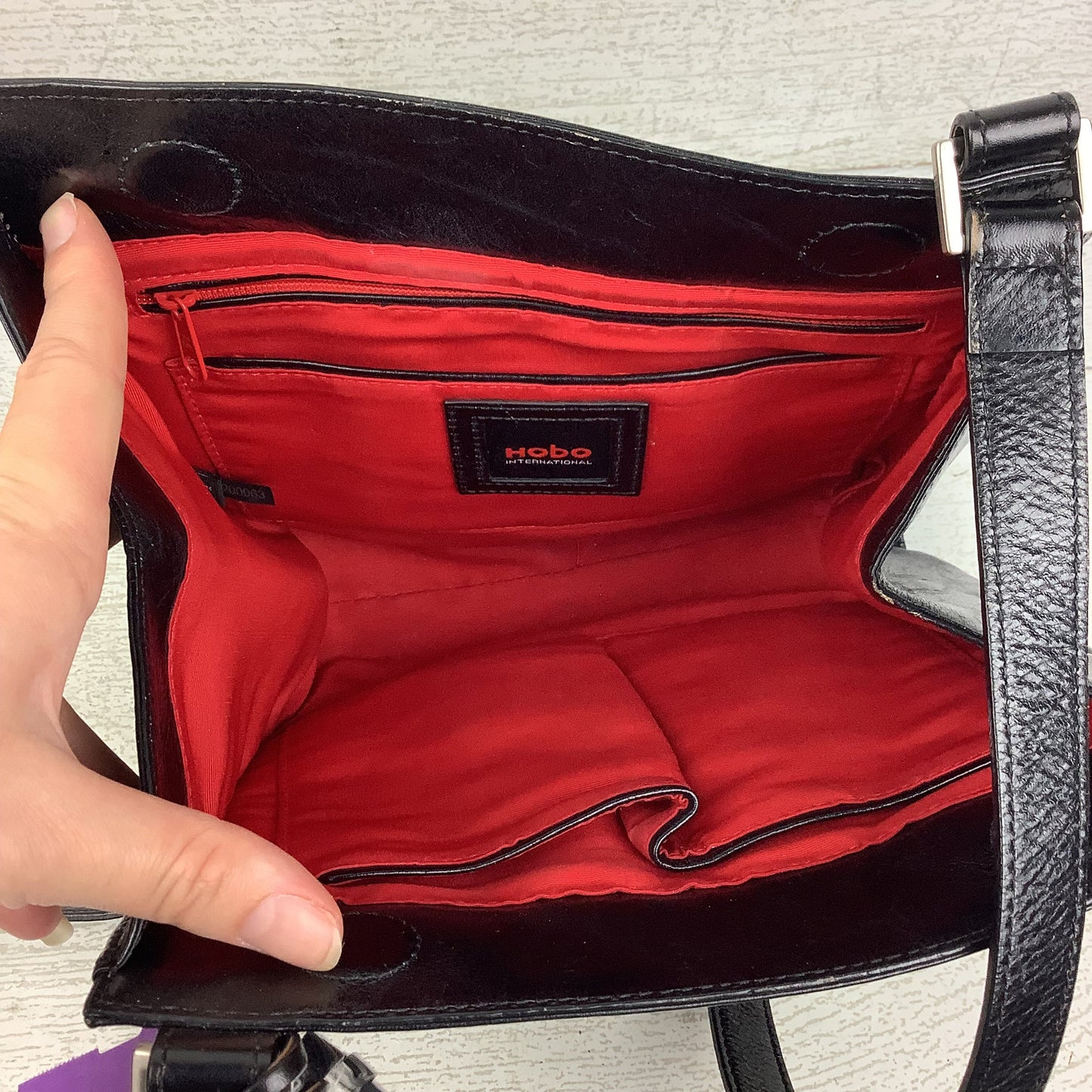 Crossbody Leather By Hobo Intl, Size: Medium