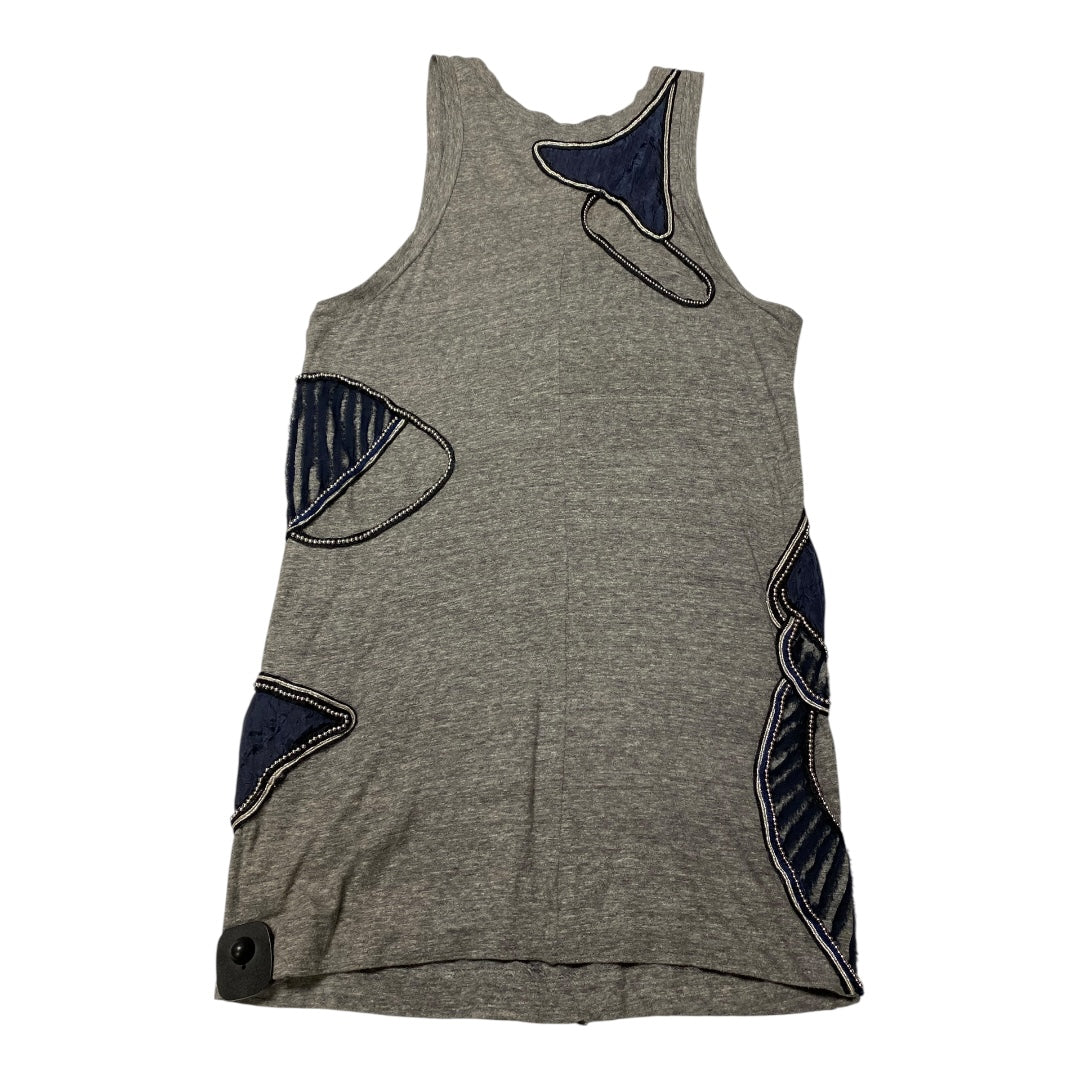 Tunic Luxury Designer By 3.1 Phillip Lim In Blue & Grey, Size:S