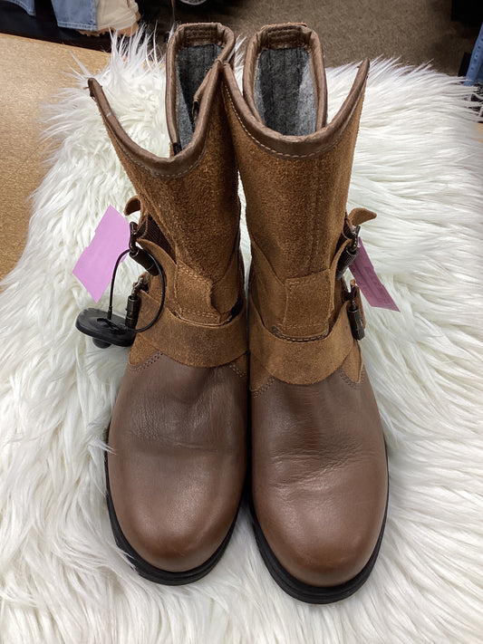 Boots Ankle Flats By Sorel In Brown, Size:6.5