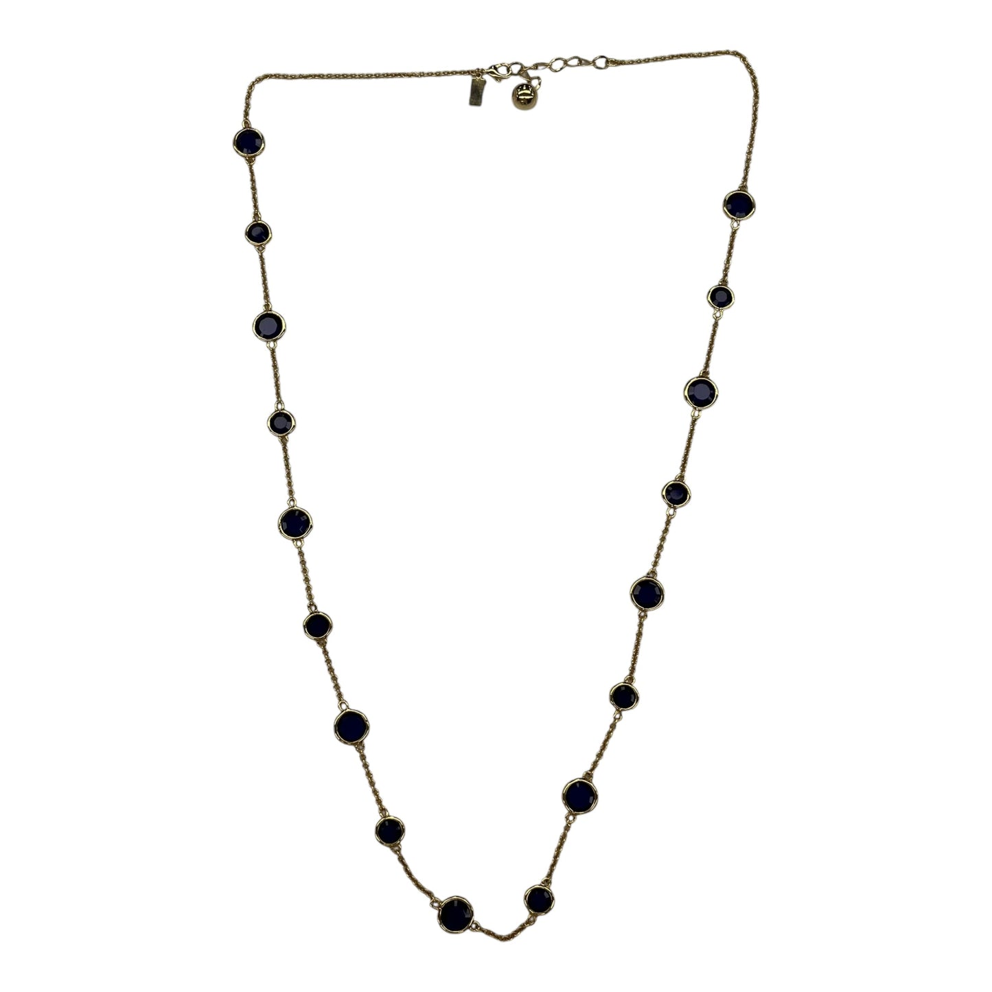 Necklace Designer By Kate Spade In Blue & Gold