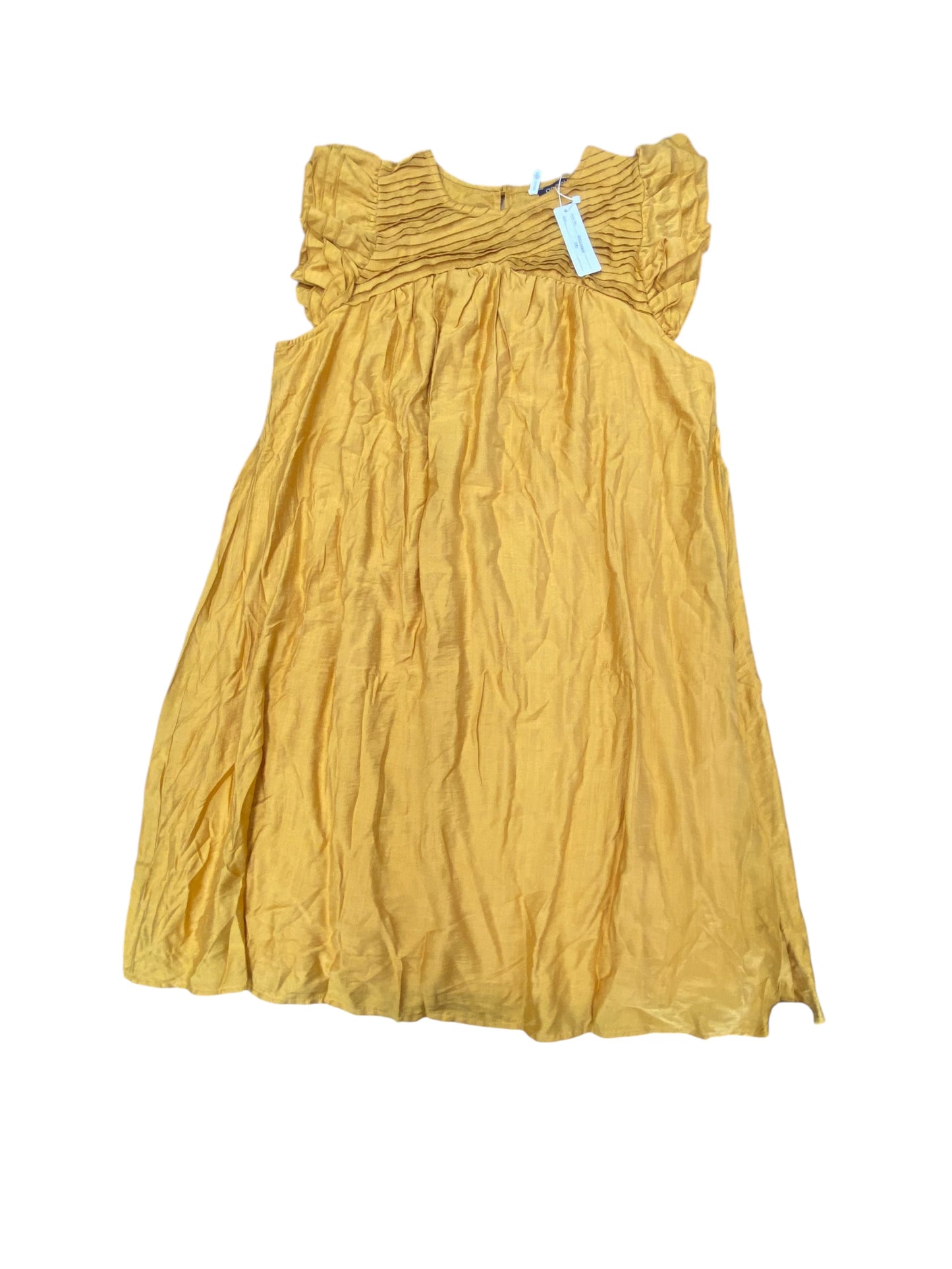 Dress Casual Short By Angela Plus In Yellow, Size:1X