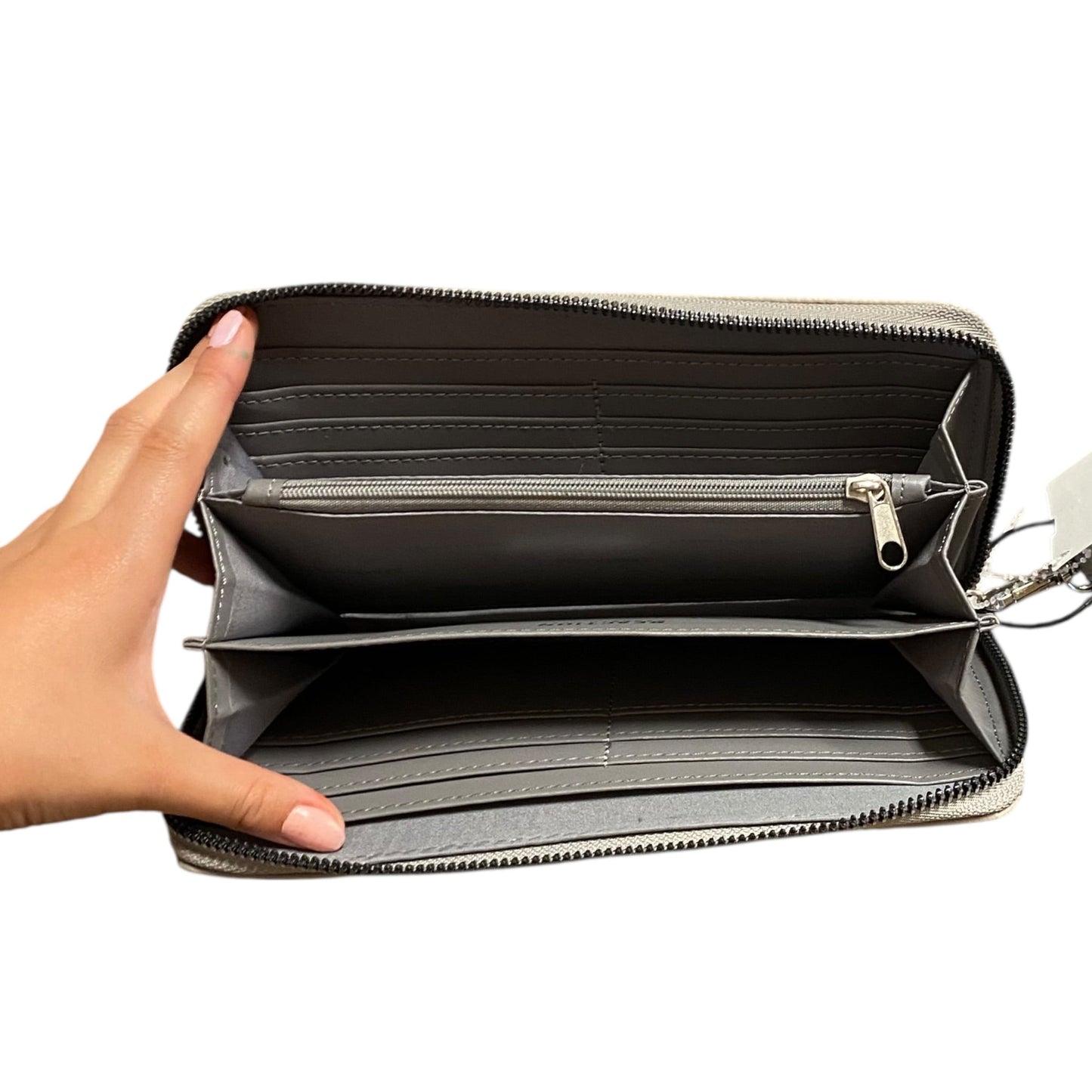 Wallet By Kenneth Cole Reaction In Grey, Size:Large