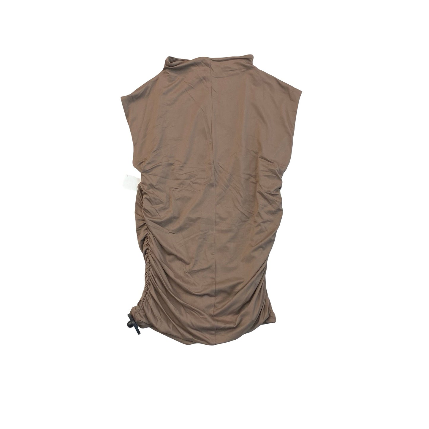 Top Sleeveless By Loft In Brown, Size:M