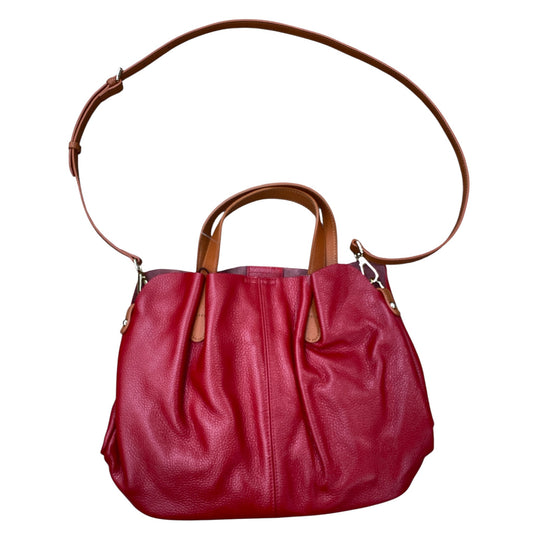 Handbag By Cmc In Red, Size:Small