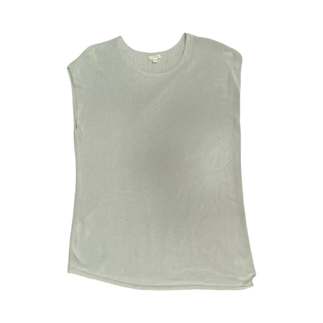 Top Ss Designer By Eileen Fisher In Grey, Size:M
