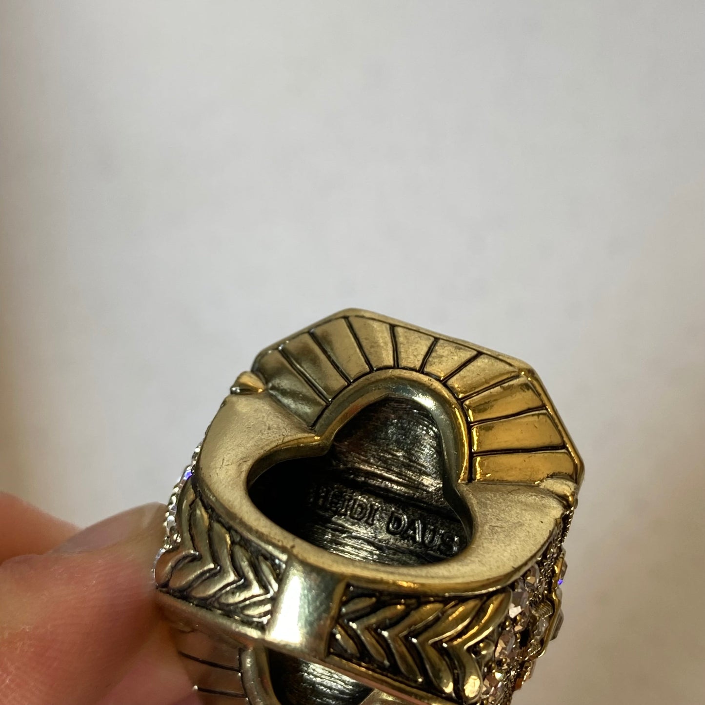 Ring Statement By Heidi Daus In Gold