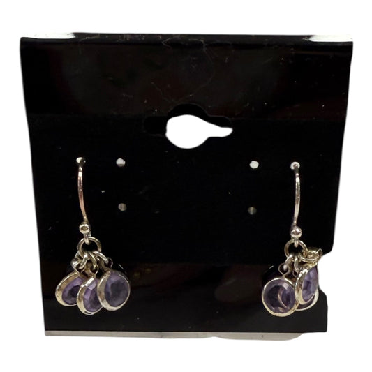 Earrings Dangle/Drop  In Purple
