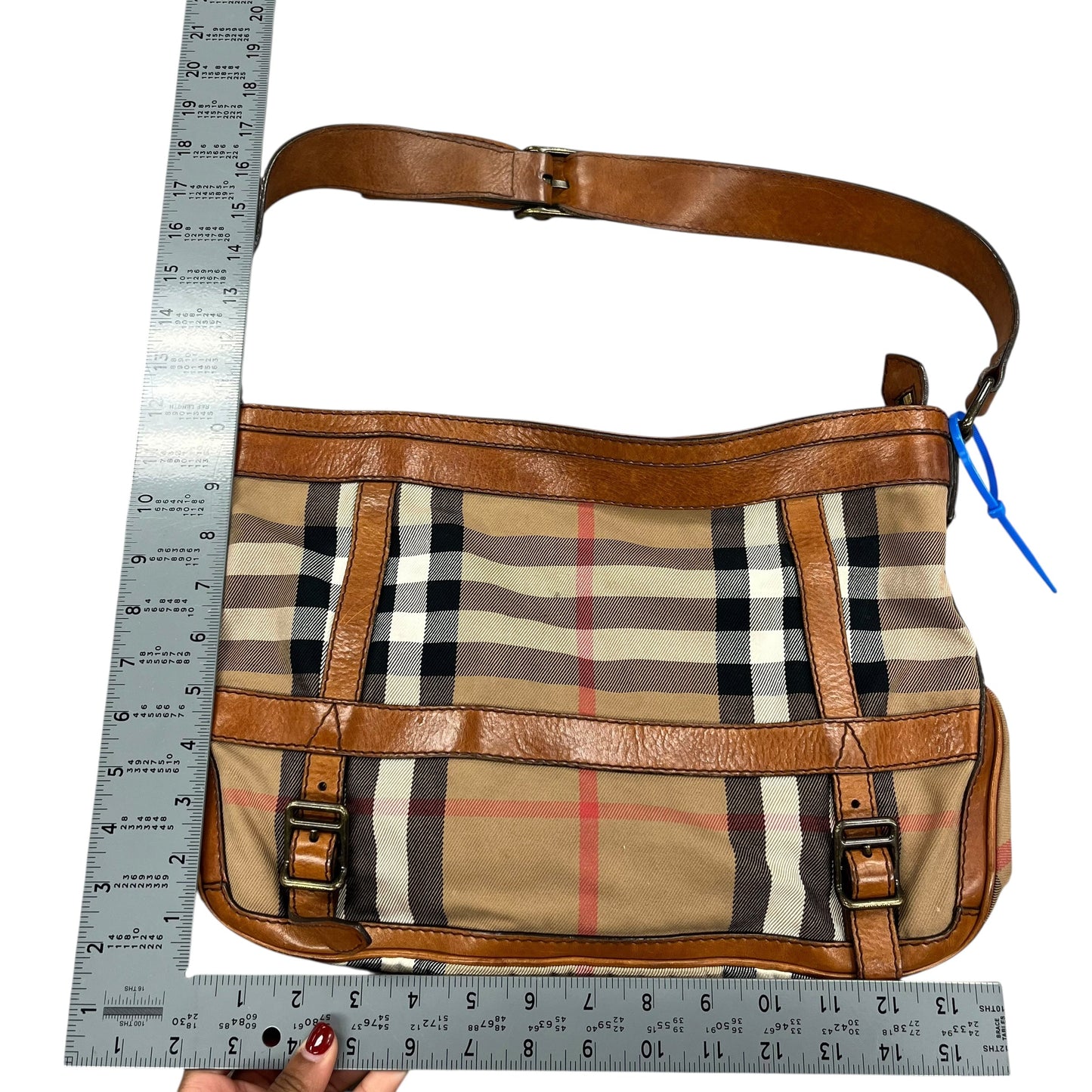 Handbag Luxury Designer By Burberry, Size: Medium