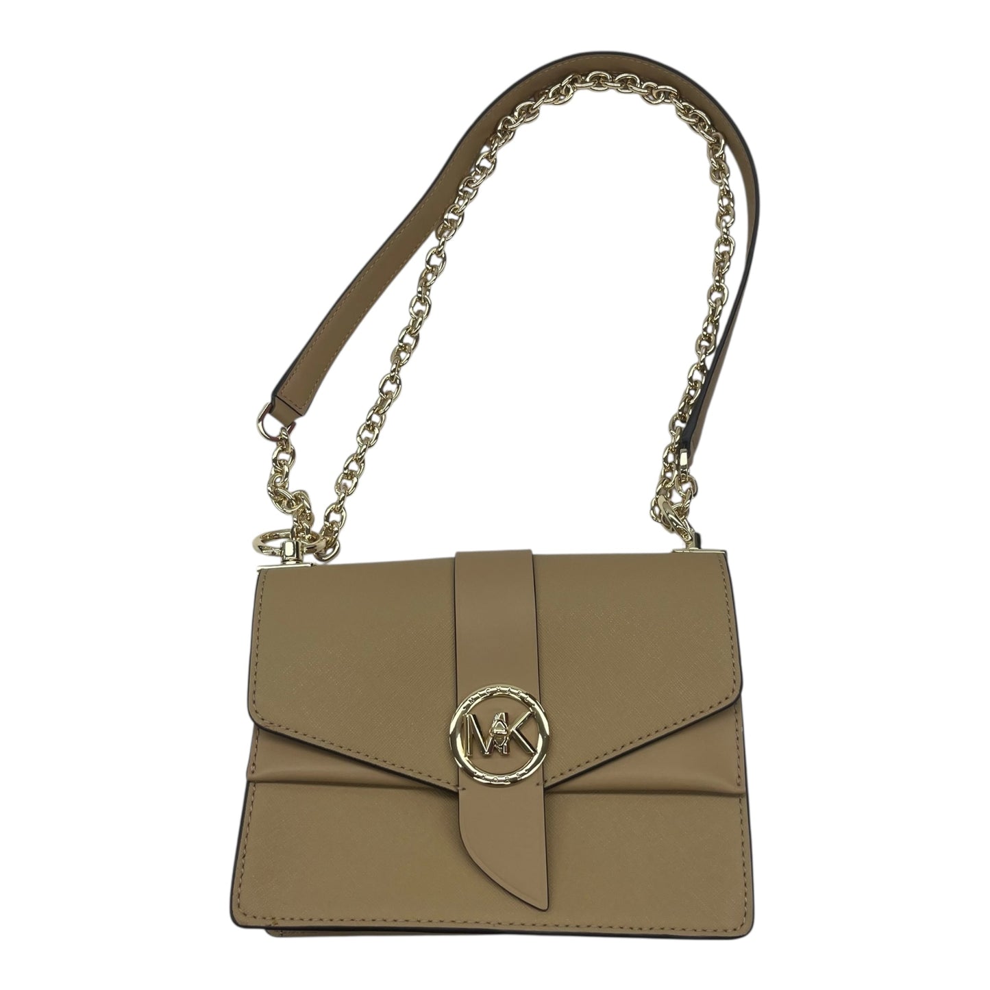Crossbody Designer By Michael Kors In Tan, Size:Medium