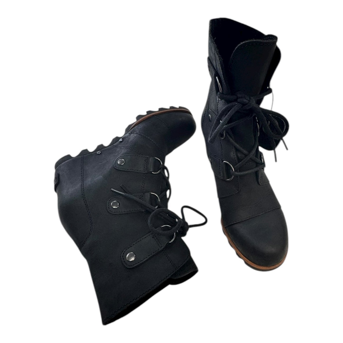 Boots Designer By Sorel In Black, Size:5.5